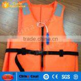 Customerized Orange Reflective Life Vest With Lifesaving Whistle thumbnail-3