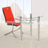 Modern Kitchen Round Table Dining Room Furniture Glass Dining Set