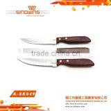 A-SK049 High Quality Stainless Steel Steak Knife Set With Wooden Handle thumbnail-1