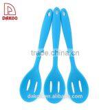 Integrated Seamless Design Silicone Handle Slotted Spoon thumbnail-1