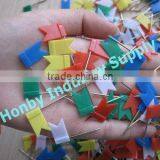 32mm Blue Green Yellow Red White Color Marker Push Map Flag Pins thumbnail-3