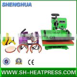 9 in 1 heat press, shenghuacombo heat perss for tshirt