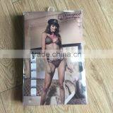 High Quality Pink Mesh Sexy Police Girl Uniform thumbnail-5