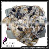 CX-D-61 100% Natural Real Fox Fur Plate / Wholesale Price Fox Fur Blanket thumbnail-2