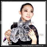 CX-S-48Y Factory Direct Sale Stock Rex Rabbit Fur Fashion Lady Scarf thumbnail-6
