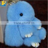 Wholesale Real Mink Fur Keychain Soft Lovely Rabbit Keychain thumbnail-1