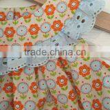 Latest Fashion Spanish Floral Boutique Clothes Two Pieces Baby Ruffle Gift Set thumbnail-3