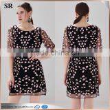 High Quality New Fashion Ladies Casual Lace Dress Design thumbnail-1