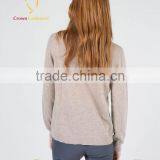 Women Custom Design Merino Cashmere Sweater thumbnail-2