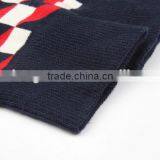 Customized Your Own Brand Design Jacquard OEM Logo 75% Polyester 24% Cotton 1% Spandex Young Men Sport Tube Socks thumbnail-4