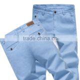 Wholesale Khaki/white/black/beige 100% Cotton Summer Pants for Men Long Pant Man Trousers thumbnail-3