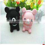 S80130A Korean Candy Colored Girls Coin Bags Women Key Wallets Cute Cartoon Silicone Mini Coin Purse thumbnail-1