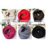 Simple and Fashion High Quality 7 Color Choice Circle Neckwear Lovely Magic Scarf Ladies Scarves thumbnail-3