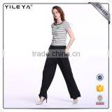 ODM Services T-shirt Custom,women Short Sleeve Stripe T-shirt thumbnail-2