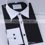 Long Sleeve New Design Solid Color Mens Plain Dress Shirts 2017 thumbnail-2
