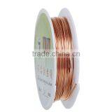 High Quality Round Rose Gold 1mm Copper Beading Wire Thread Cord thumbnail-1