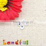 3mm Flat Back White Plastic Moving Wiggle Eyes Safety Toy Googly Eyes thumbnail-3