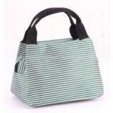 Deluxe Stripe Canvas Beach Tote Bag Wholesale thumbnail-2