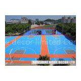Suspended Surface Modular Sports Flooring Tiles For Backyard Basketball Courts / Futsal Courts