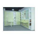 Horizontal Single Space Saving Murphy Wall Bed With Table thumbnail-1