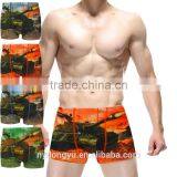 Tank Cotton g 4 Color Wolf Print Boxer Panties/ Jnld Tiger Wolf Cotton Boxers Panties Underwear/ Top Quality Panties