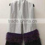Yanran Fur Factory YR929 New Arrival Cashmere and Real Raccoon Fur Stole