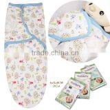 100% Towel Wrap Soft Flannel Parisarc Envelope Double Layer Cotton Swaddle for Infant