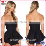 Black Strapless Off Shoulder Girls Party Wear Tops thumbnail-1
