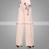 Pluse Size Muslim Cullote Pants Newest Islamic Embroidery Trousers thumbnail-3