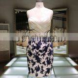 1A740 Strapless Formal Satin Dress Knee Length Womens Suits 2016 New Design thumbnail-3