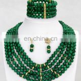2015 nigerian beads jewelry set /african beads jewelry set /wedding jewelry beads for wedding party