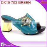 African Ladies Slipper Square Heel Ladies Shoes Wholesale Italian Ladies Hsoes thumbnail-4