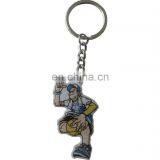 Custom Full Color Offset Printing Logo Zinc Alloy Metal Key Chain,key Holder