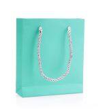 Eco Blue Paper Bag Pack With Handle thumbnail-1
