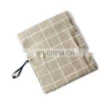 Tableware Set Bamboo Cutlery Set Wood Straw With Travel Cloth Bag Wooden Spoon Fork Knife Dinnerware Wholesale Bamboo thumbnail-4