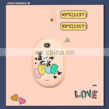 Custom Logo Portable Usb Pocket Slim Electric Rechargeable Fast Charger Hand Warmer With Mobile Power Bank thumbnail-3