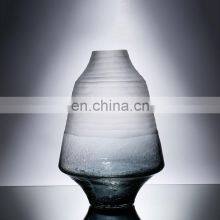 Modern Colorful Colored Transparent Crystal Glass Ornaments Simple Vase Decoration thumbnail-4