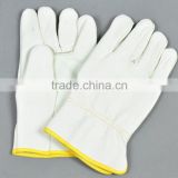 cow funiture leather drivers driving gloves / safety gloves
