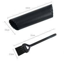 Garlic Press Grater Stainless Steel Mincer and Crusher With Silicone Roller Peeler Easy to Clean thumbnail-4