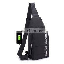 Chest Bag Men's Single Shoulder Bag Casual Sports Tide Brand Messenger Bag Fashion Youth Small Backpack Student Korean thumbnail-1