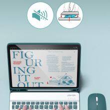 Apple IPad12.9.7 Inch Protective Case Bluetooth Keyboard 2017 Wonderful Touch Colorful Backlit Leather Pen Holder