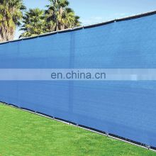 heavy duty blue HDPE privacy screen fence with UV stabilization