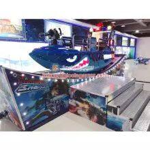 Zhongshan Tai Le Amusement Children Indoor and Outdoor Waterproof Flying Car Spaceship Floating Car Floating Boat Speed Flying Car Decisive Shark Island 7 Seat Amusement Equipment thumbnail-2