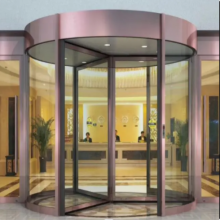 Customized Aluminum Profile Modern Waterproof Aluminum Revolving Exterior Pivot Door thumbnail-4