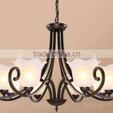 2016 New Wrought Iron Candle Chandelier thumbnail-5