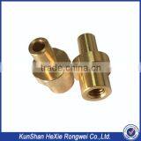Golden Anodized Metal Cnc Lathe Machining Parts thumbnail-3
