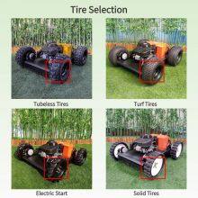 Household Intelligent Wireless Radio Control Mower Trimmer Machine With Motor & Gear Loncin 224cc Engine for Lawn Care thumbnail-2