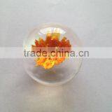 New Design Acrylic Half Ball With Real Ember Embedded for Promotional Gift thumbnail-3