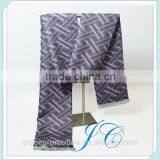Fashion Warm Wool Spinning Polyester Plain Knit Men Scarf