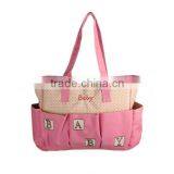 Wholesale Tote One Shoulder Mommy Baby Bag Diaper Bag thumbnail-4